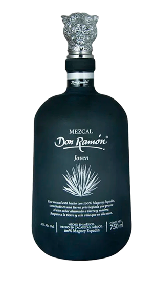 Imagen de casa Metl sobre una botella de mezcal joven espadín.